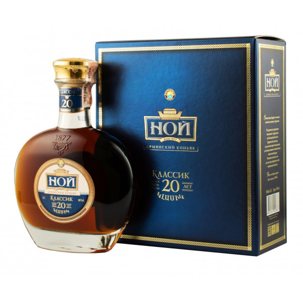 Купити Коньяк Ной Класік 20 років 0,5 л коробка