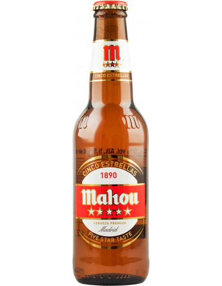 Купить Купить Пиво Mahou 5estrellas 0,33л стекло