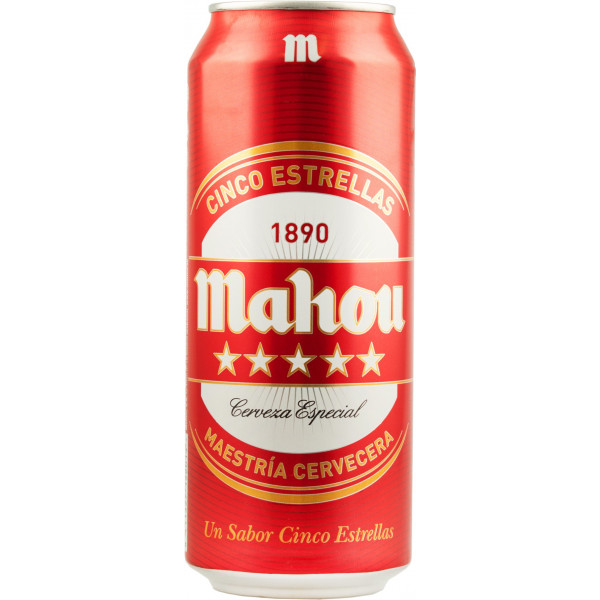 Купити Пиво Mahou 5estrellas 0,5л з/б