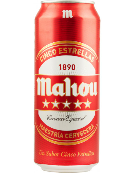 Купити Пиво Mahou 5estrellas 0,5л з/б