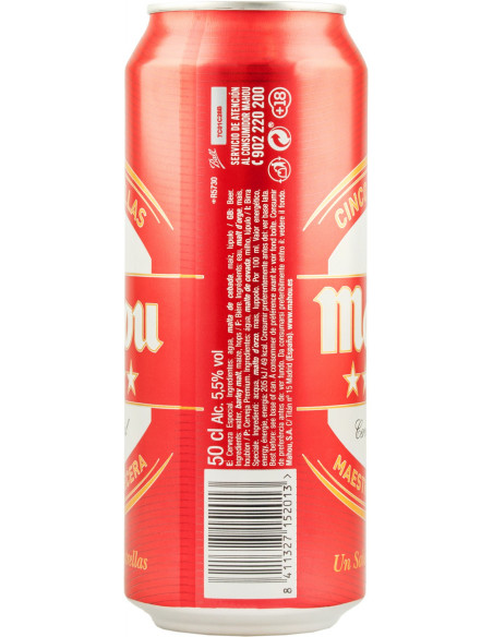 Купить Купить Пиво Mahou 5estrellas 0,5л ж/б