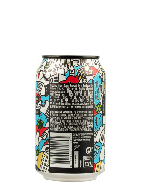 Купить Купить Пиво Mahou IPA 5estrellas 0,33л ж/б
