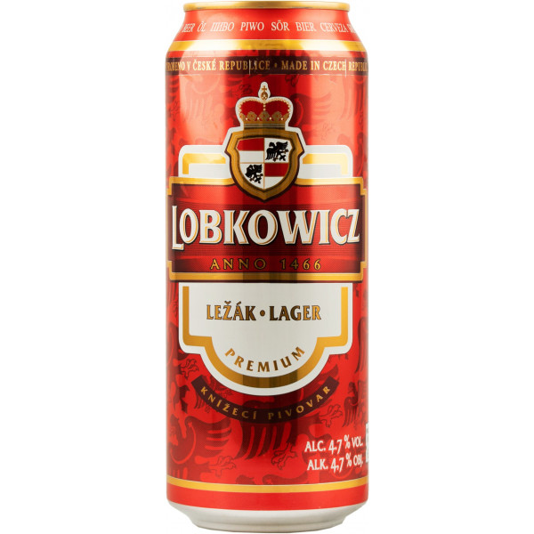 Купить Купить Пиво Premium Lager 0,5л ж/б Lobkowicz
