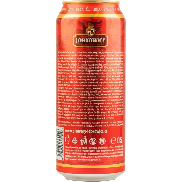 Купити Пиво Premium Lager 0,5л з/б Lobkowicz