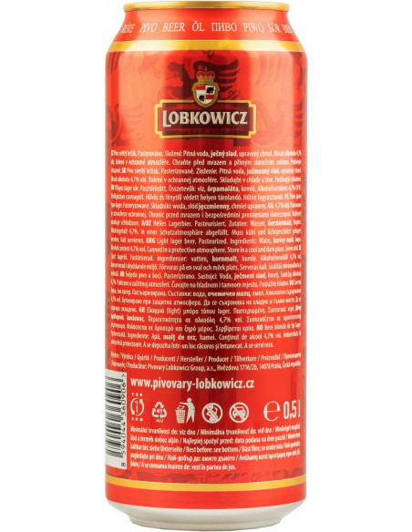Купити Пиво Premium Lager 0,5л з/б Lobkowicz