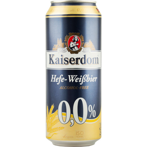 Купити Пиво безалкогольне Kaiserdom Hefe-Weisbier 0,5л з/б