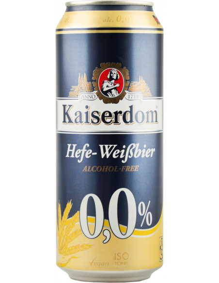 Купить Купить Пиво безалкогольное Kaiserdom Hefe-Weisbier 0,5л ж/б
