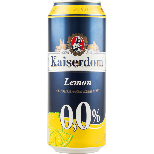 Купити Пиво безалкогольне Kaiserdom Lemon 0,5л ж/б