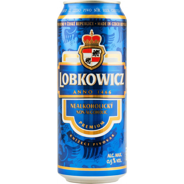 Купить Купить Пиво безалкогольное Premium 0,5л ж/б Lobkowicz