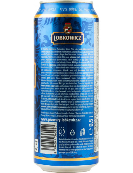 Купить Купить Пиво безалкогольное Premium 0,5л ж/б Lobkowicz