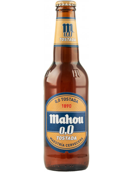 Купити Пиво безалкогольне Mahou Tostada 0,33л скло