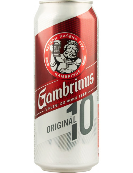 Купить Купить Пиво светлое Gambrinus 10% 0,5л ж/б