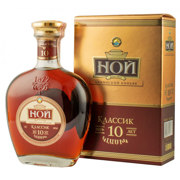 Купити Коньяк Ной Классік 10 років 0,5л коробка