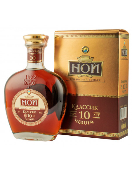 Купить Купить Коньяк Ной Классик 10 лет 0,5л коробка