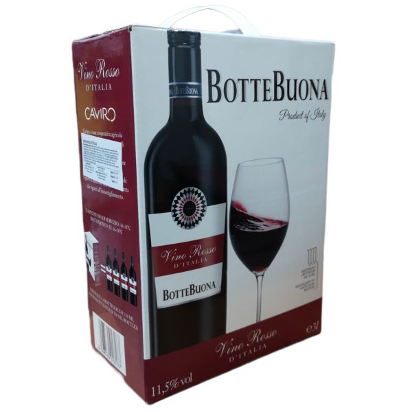 Купить Купить Вино Vino Rosso D\'Italia красное полусухое 3л Botte Buona