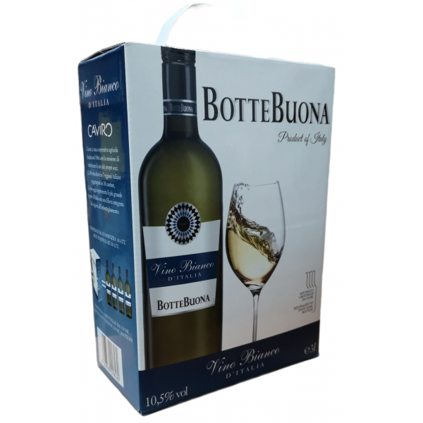 Купить Купить Вино Vino Bianco D\'Italia белое полусухое 3л Botte Buona