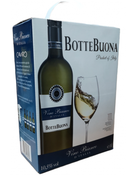 Купити Вино Vino Bianco D\'Italia біле напівсухе 3л Botte Buona