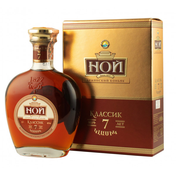 Купить Купить Коньяк Ной Классик 7 лет 0,5л коробка
