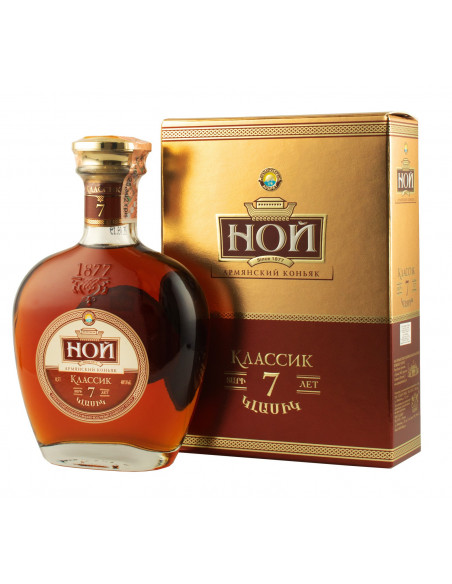 Купить Купить Коньяк Ной Классик 7 лет 0,5л коробка