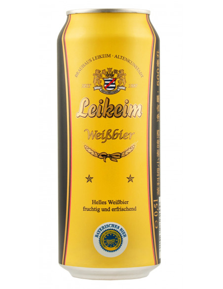 Купить Купить Пиво светлое Weisse 0,5л ж/б Leikeim