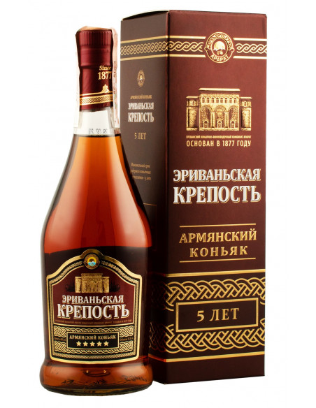 Купити Коньяк Єреванська фортеця 5 років 0,5л Ной