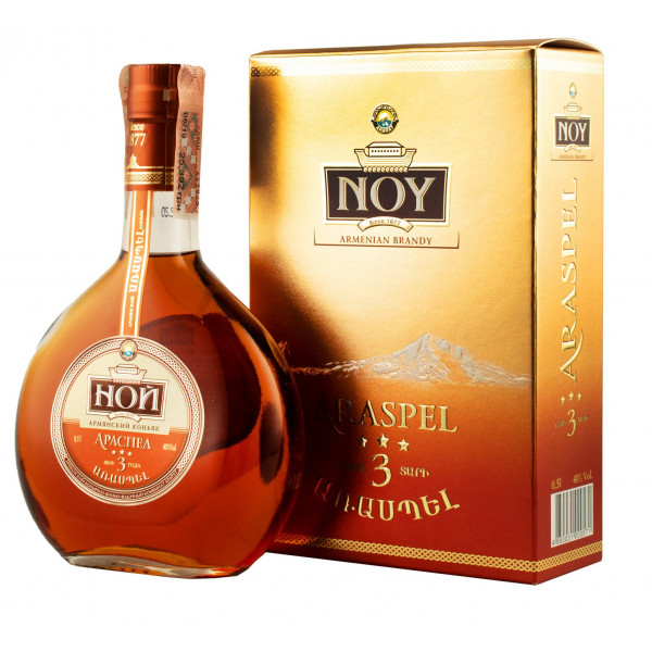 Купити Коньяк Ной Араспел 3 роки 0,5 л коробка