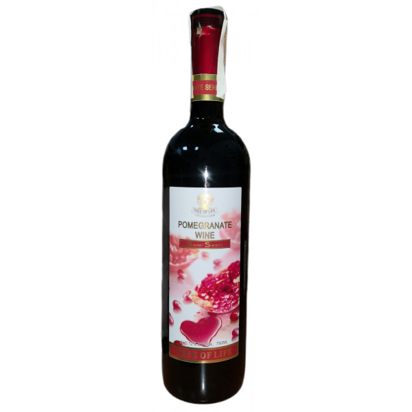 Купить Купить Вино гранатовое Дерево жизни Heart красное полусладкое 0,75л