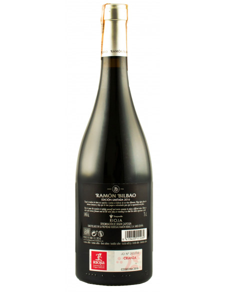 Купить Купить Вино Ramon Bilbao Crianza Edicion limitada красное сухое 0,75л Ramon Bilbao
