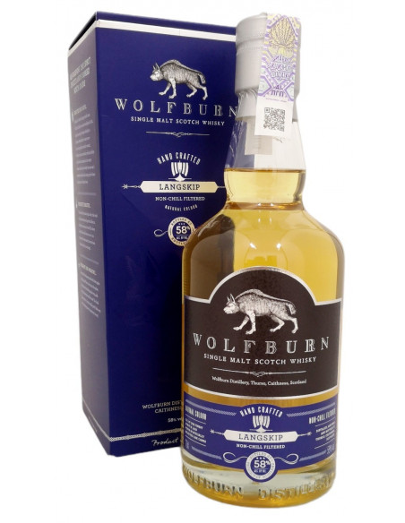 Купити Віскі Wolfburn Langskip Single Malt 0,7л 58% коробка