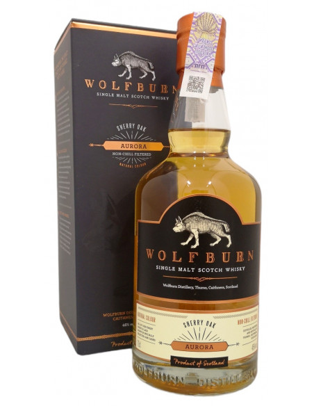 Купить Купить Виски Wolfburn Aurora Single Malt 0,7л коробка