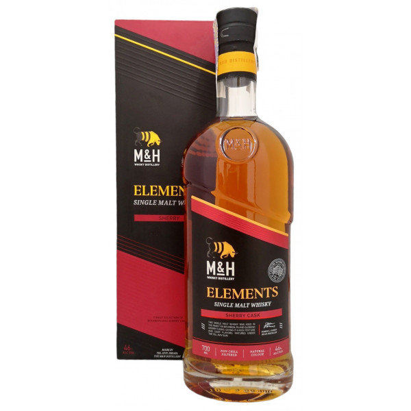 Купити Віскі кошерний M & H Sherry Cask Sigle Malt 0,7л коробка