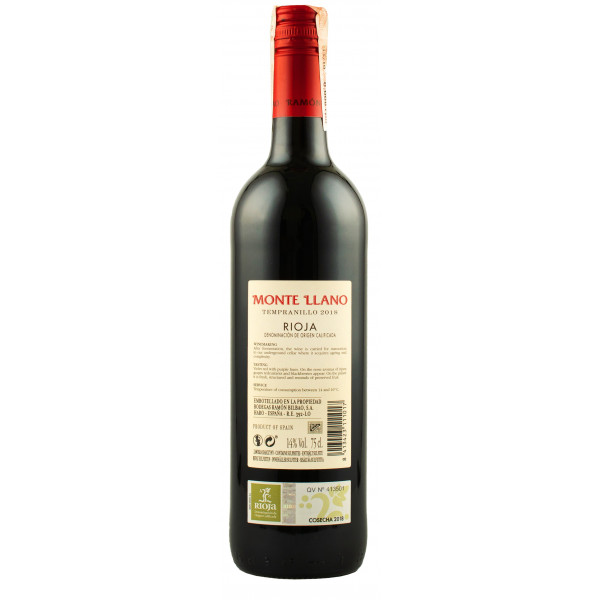 Купить Купить Вино Monte Llano красное сухое 0,75л