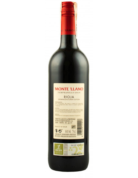 Купить Купить Вино Monte Llano красное сухое 0,75л