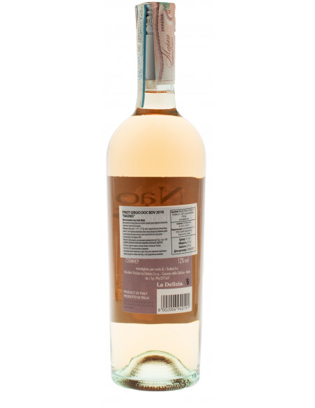 Купить Купить Вино Pinot Grigio Blush DOC BDV розовое сухое 0,75л Naonis