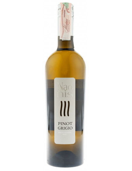 Купить Купить Вино Pinot Grigio DOC BDV белое сухое 0,75л Naonis