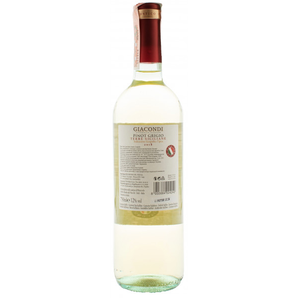 Купити Вино Pinot Grigio IGP біле сухе 0,75л Giacondi