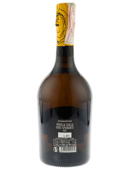 Купити Вино ігристе Ribolla Gialla Spumante біле брют 0,75л Sanmartino