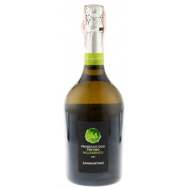 Купити Вино ігристе Prosecco DOC Mill біле сухе 0,75л Sanmartino