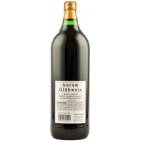 Купити Глінтвейн Aurum червоне напівсолодке 1л