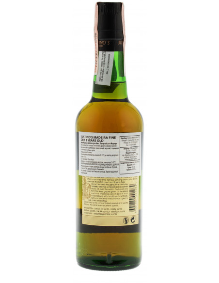 Купити Вино Justinos Madeira Fine Dry 3yo біле сухе 0,375 л