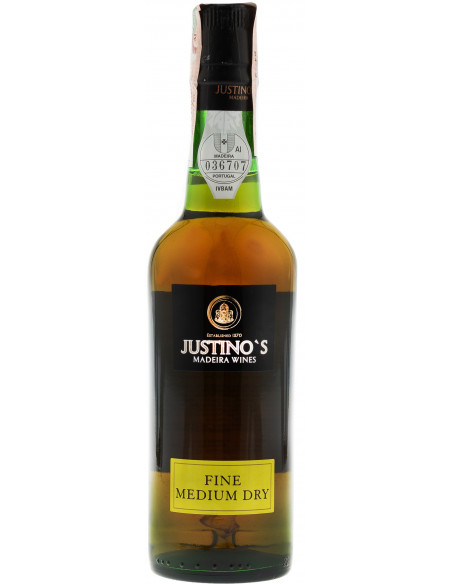 Купити Вино Justinos Madeira Fine Medium Dry 3yo біле напівсухе 0,375 л