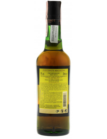 Купити Вино Justinos Madeira Fine Medium Dry 3yo біле напівсухе 0,375 л