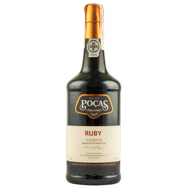 Купить Купить Портвейн Pocas Ruby красный 0,75л
