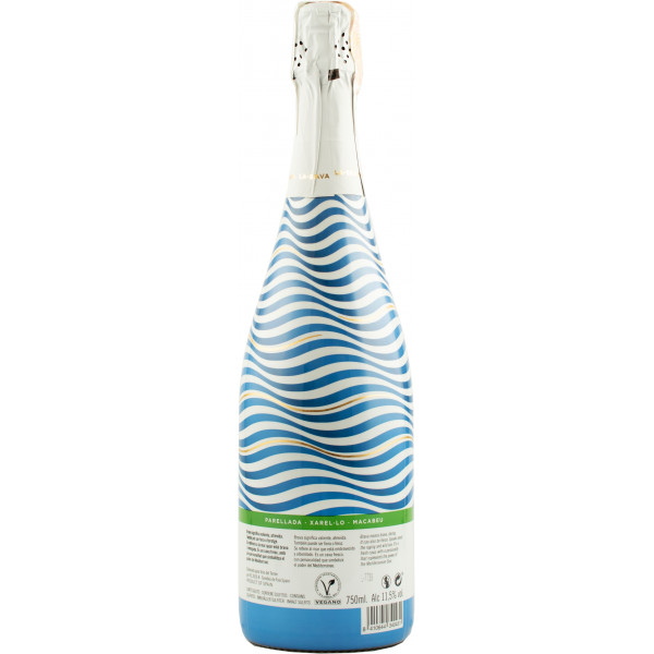 Купити Вино ігристе Cava Brut Nature біле брют Натюр 0,75л La Brava