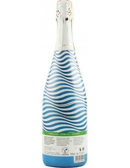 Купити Вино ігристе Cava Brut Nature біле брют Натюр 0,75л La Brava