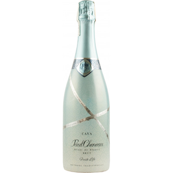 Купить Купить Вино игристое Cava Fresh Life белое брют Paul Cheneau