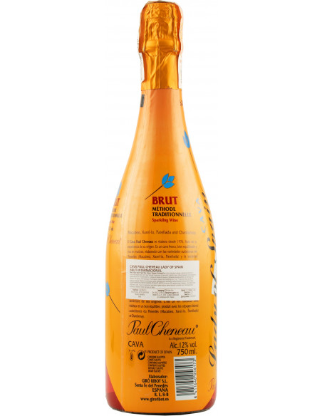 Купити Вино ігристе Cava Lady біле брют 0,75 л Paul Cheneau