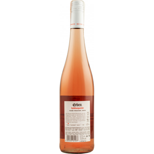 Купити Вино Spatburgunder Trocken рожеве сухе 0,75л 12%