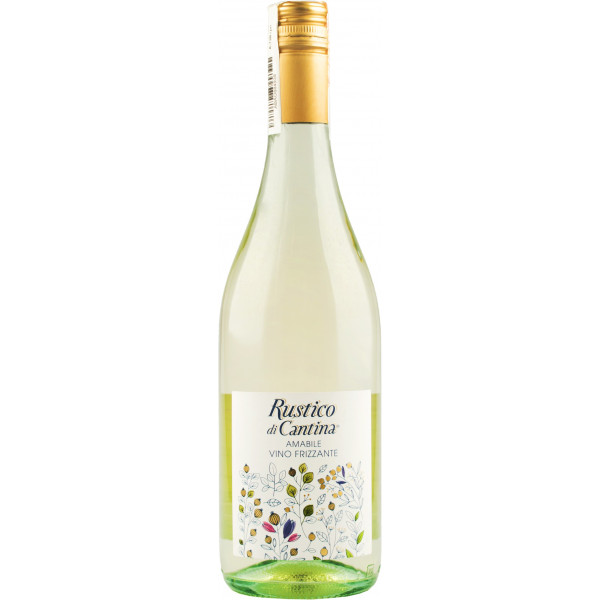 Купити Вино ігристе RUSTICO DI CANTINA BIANCO AMABILE frizzante біле напівсолодке 0,75л 9,5%