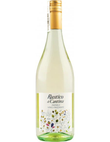 Купити Вино ігристе RUSTICO DI CANTINA BIANCO AMABILE frizzante біле напівсолодке 0,75л 9,5%
